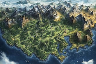 create a fantasy map that fits your imagination
