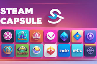 create your custom steam capsule for your page and game