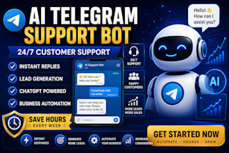 build an ai telegram customer support bot for your business