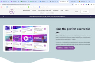 design redesign create wordpress lms website for your online courses or training