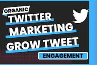 do twitter x marketing and promotion with organic growth