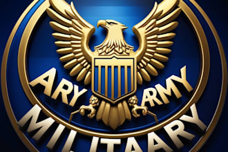 professional military logo or patch design
