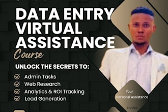 virtual assistant for data entry, data collection, web research and admin tasks