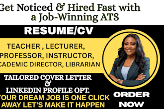 write a teacher, lecturer, information security and professor resume