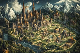 make a fantasy map for your dnd game