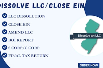 dissolve llc, wyoming llc, close ein, delaware llc, s corp, c corp, boi report