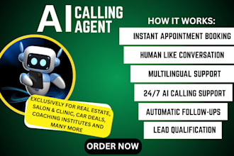 build vapi ai calling agent, chatbot system, retell ai caller for your agency