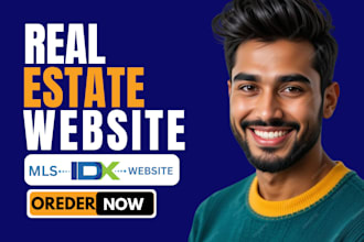 design or redesign a custom realtor website with idx and lead capture features