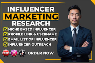 find best instagram, youtube and tiktok influencer list for influencer marketing
