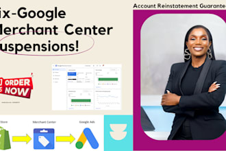 fix google merchant center suspension, misrepresentation, gtin, shopping ads