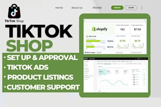fix and set up tiktok shop for shopify ecommerce business marketing