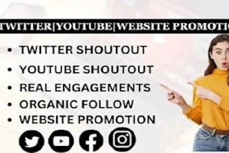 do twitter shoutout crypto website promotion share yt