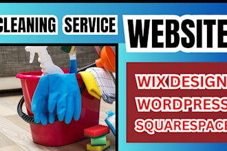 build a cleaning service website or booking koala site for house