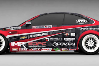 amazing your car livery wrap on iracing, assetto corsa and rf2