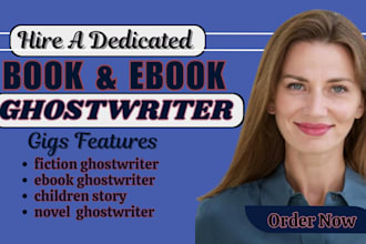 ghostwrite fiction children stories fantasy biography for amazon kindle, sci fi