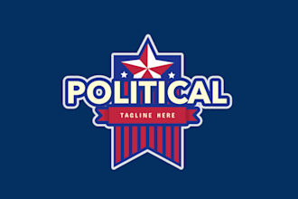 provide a unique patriotic and political logo for your brand