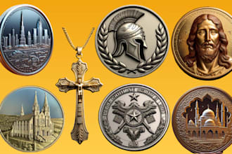 3d character coin 3d medallion 3d badge military coin challenge coin cnc craving