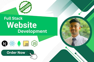 build a fullstack website or custom web application