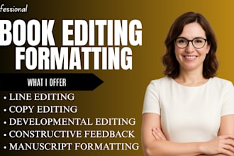 edit, format, and proofread your christian book, children book, and light novel