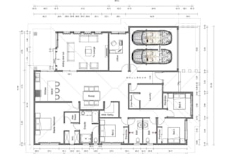 architect draw 2d floor plans, 3d render, permit drawings in autocad