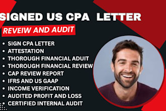 sign us audit CPA, review financial statement, audit financial cpa, cpa letter