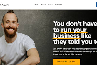 coaching website, life coaching, career website, consultant online coach website