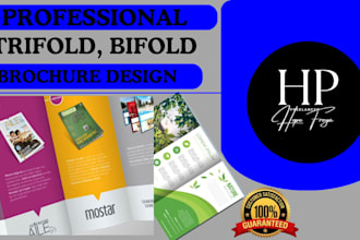 design trifold, bifold brochure, flyer, leaflet, postcard, business catalog