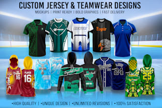 design custom uniforms sportswear mockup sublimation ready