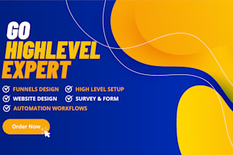 be your ghl expert for website and sales funnel automation