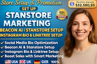 set up stanstore marketing beacon ai stanstore linktree bio links instagram bio
