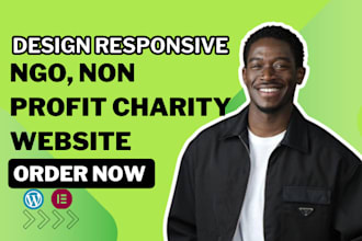 design non profit website ngo, donation, website wordpress charity website