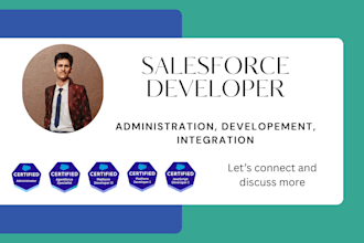 be your salesforce developer or salesforce admin