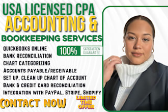 do setup, cleanup, catchup, reconciliation and bookkeeping in quickbooks, xero