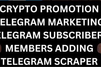 grow crypto telegram promotion crypto telegram marketing telegram subscribers