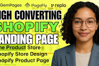 clone shopify landing page one product store pagefly replo shogun or gempages