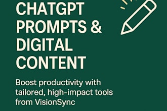 write prompts and digital content that boosts productivity