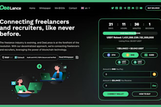 crypto memecoin ico presale website dapp with presale smart contract integration