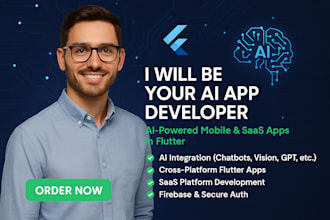 be ai developer, ai mobile app developer, ai saas app creation using flutter
