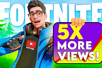 create 3d fortnite thumbnail for youtube and creative maps