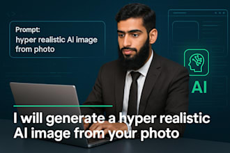 generate a hyper realistic ai image from your photo
