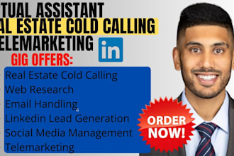 do real estate cold calling b2b telemarketing and virtual assistant making calls