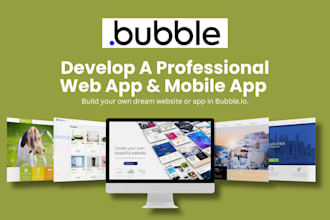 build no code website on bubble io