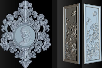 cnc relief design, convert stl file, laser cnc cutting, vector file, dxf igs dwg
