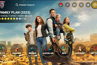 develop iptv app, IOS app, smart tv app, live tv app, subscription plan, gateway