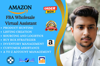 be your expert amazon fba wholesale virtual assistant