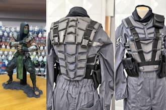 do 3d cosplay full knight armor pepakura wearable cosplay creation for printing