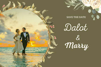 design a personalized wedding website with rsvp for you