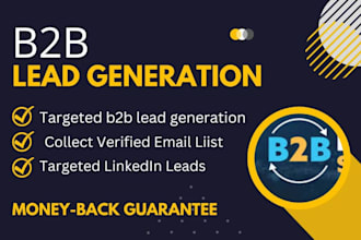 specialize in b2b, linkedin, and ecommerce lead generation