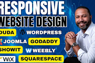 build duda wordpress joomla squarespace wix weebly showit godaddy website design