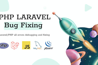 be your laravel or PHP bug fixer and rescue your broken website